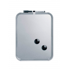 Zilveren magnetisch bord Nobo - 36 x 28 cm Zilveren magnetisch bord Nobo - 36 x 28 cm