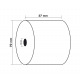 Spoel voor rekenmachines Exacompta - 57 x 70 x 12 mm