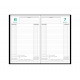 Eeuwigdurende dagelijkse agenda van Exacompta kassa - 14,8 x 21 cm