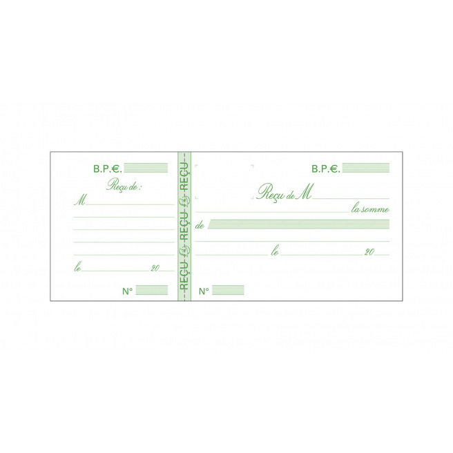Carnet à souche de 50 REÇUS Exacompta Carnet à souche de 50 REÇUS Exacompta
