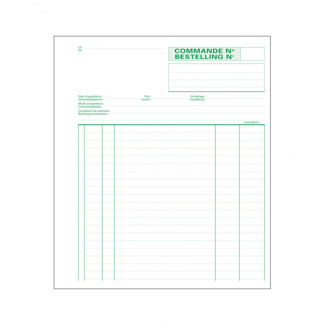 Manifold 50 zelfkopiërende vellen Exacompta Manifold 50 zelfkopiërende vellen Exacompta