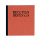Carnet piqûre RECETTES DEPENSES Exacompta 930E - 19 x 21 cm