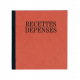 Carnet piqûre RECETTES DEPENSES Exacompta 930E - 19 x 21 cm