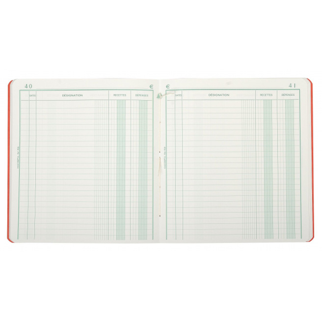 Carnet piqûre RECETTES DEPENSES Exacompta 930E - 19 x 21 cm Carnet piqûre RECETTES DEPENSES Exacompta 930E - 19 x 21 cm