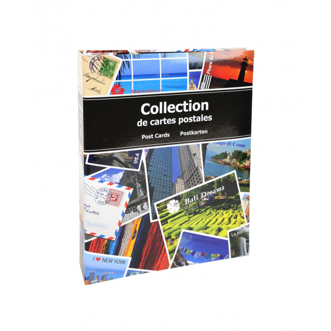 Album Exacompta COLLECTION DE CARTES POSTALES - 20 x 25,5 cm