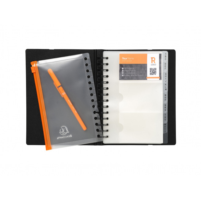 Exacompta EXACARD EXACTIVE album voor 120 visitekaartjes - 14,5 X 20 cm Exacompta EXACARD EXACTIVE album voor 120 visitekaartjes - 14,5 X 20 cm