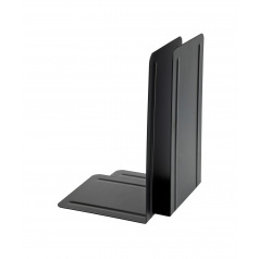 Serre-livres en métal noir - hauteur 24 cm - paquet de 2 Serre-livres en métal noir - hauteur 24 cm - paquet de 2