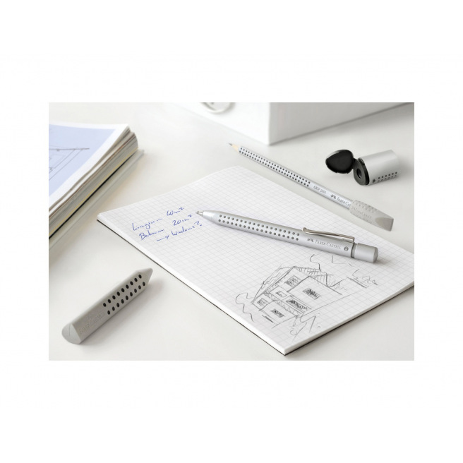 Gomme capuchon Faber-Castell GRIP 2001 - sachet de 2 Gomme capuchon Faber-Castell GRIP 2001 - sachet de 2