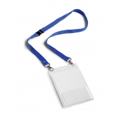 Durable badgehouder-etui 105 x 148 mm met textielkoord