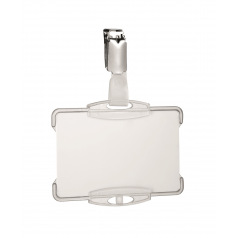 Open badgehouder voor beveiligingskaart met Durable clip
