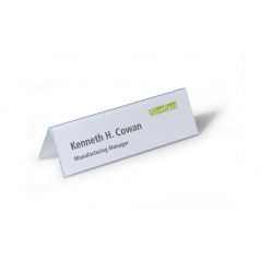 Porte-noms chevalet de table Durable