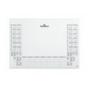 Bloc sous-main en papier avec calendrier Durable