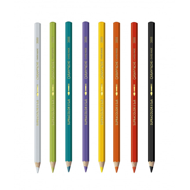 Kleurpotlood Caran d'Ache SUPRACOLOR SOFT AQUAREL Kleurpotlood Caran d'Ache SUPRACOLOR SOFT AQUAREL