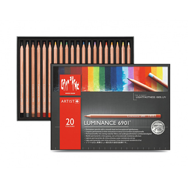 Crayon de couleur Caran d'ache LUMINANCE 6901