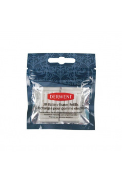 Gommes de rechange pour gomme électrique Derwent - paquet de 30