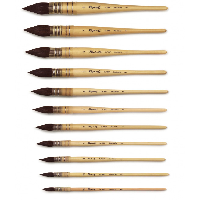 Pinceau Raphael lavis petit-gris 803