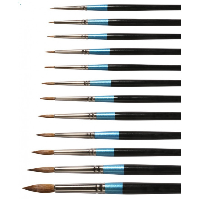Pinceau Daler-Rowney AQUAFINE - poils de martre - série 34 rond Pinceau Daler-Rowney AQUAFINE - poils de martre - série 34 rond