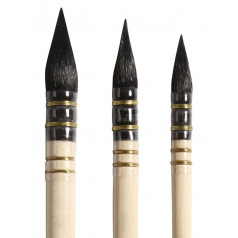 Daler-Rowney AQUAFINE penseel - geitenhaar - serie 24 rond wassen Daler-Rowney AQUAFINE penseel - geitenhaar - serie 24 rond wassen