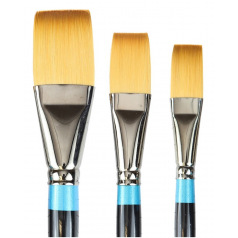 Daler-Rowney AQUAFINE penseel - synthetische haren - serie 21 plat lang Daler-Rowney AQUAFINE penseel - synthetische haren - serie 21 plat lang