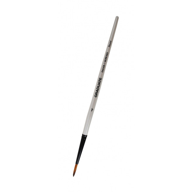 Pinceau Daler-Rowney GRADUATE - poils synthétiques - rond - manche court Pinceau Daler-Rowney GRADUATE - poils synthétiques - rond - manche court