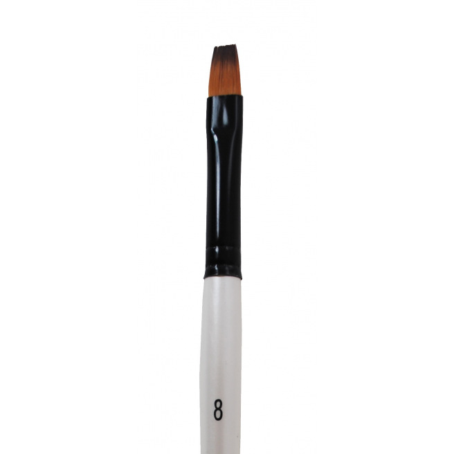 Daler-Rowney GRADUATE Penseel - synthetische haren - kort plat - lange steel