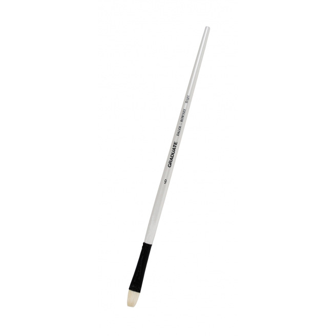 Daler-Rowney GRADUATE Penseel - varkenshaar - kort plat - lange steel