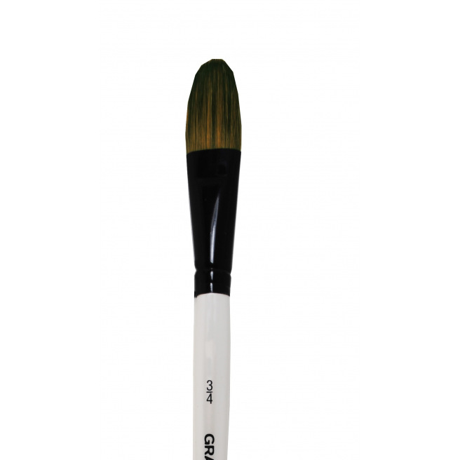 Daler-Rowney GRADUATE penseel - synthetisch/ponyhaar - kattentong - korte steel