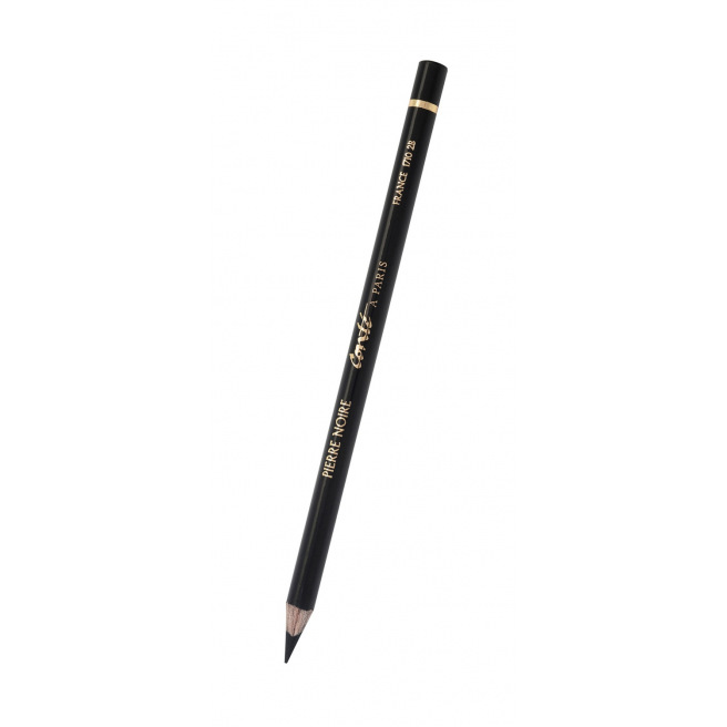 Conté schetspotlood in Parijs ZWARTE STEEN Conté schetspotlood in Parijs ZWARTE STEEN