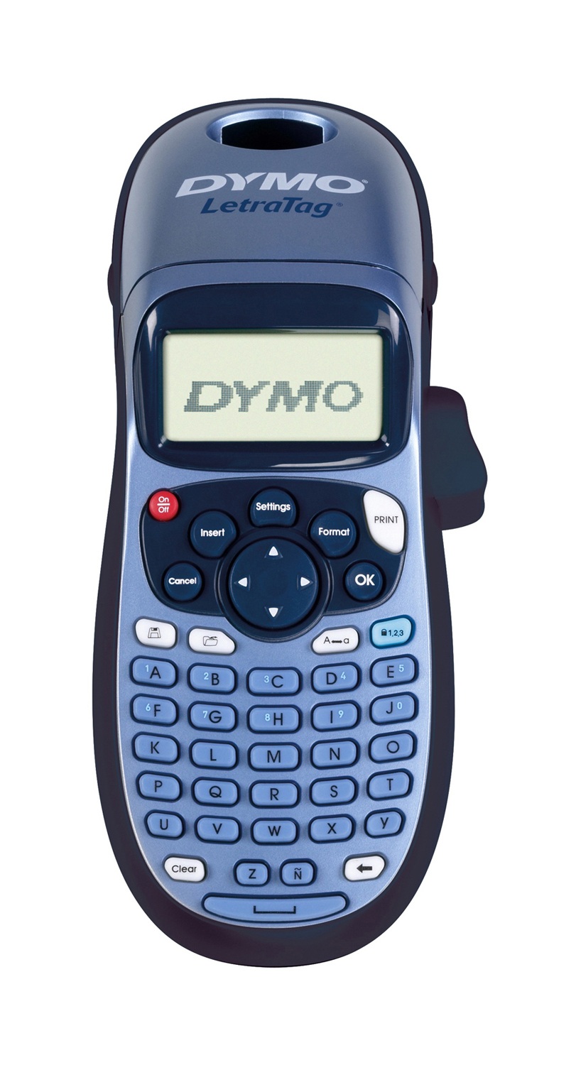 Dymo-Étiqueteuse Letratag LT100H, avec ruban d'étiquettes LT 3PK 12mm,  papier 91200 noir sur blanc, compatible avec étiqueteuse Dymo Letratag -  AliExpress