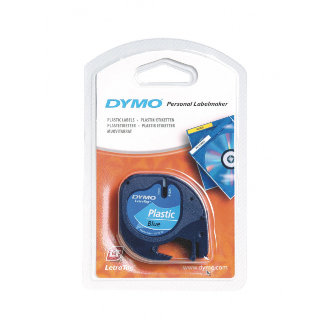 Ruban pour étiqueteuse Dymo LETRATAG 12 mm