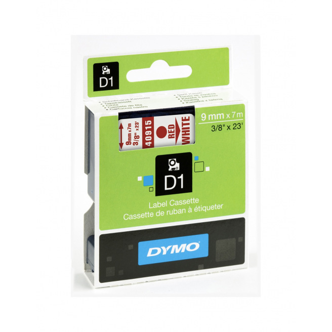 Ruban pour étiqueteuse Dymo D1 Ruban pour étiqueteuse Dymo D1