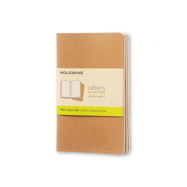 Cahier Moleskine JOURNAL - set de 3