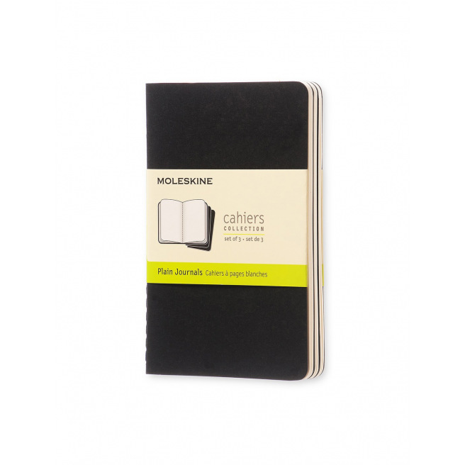 Cahier Moleskine JOURNAL - set de 3