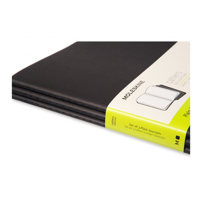 Cahier Moleskine JOURNAL - set de 3