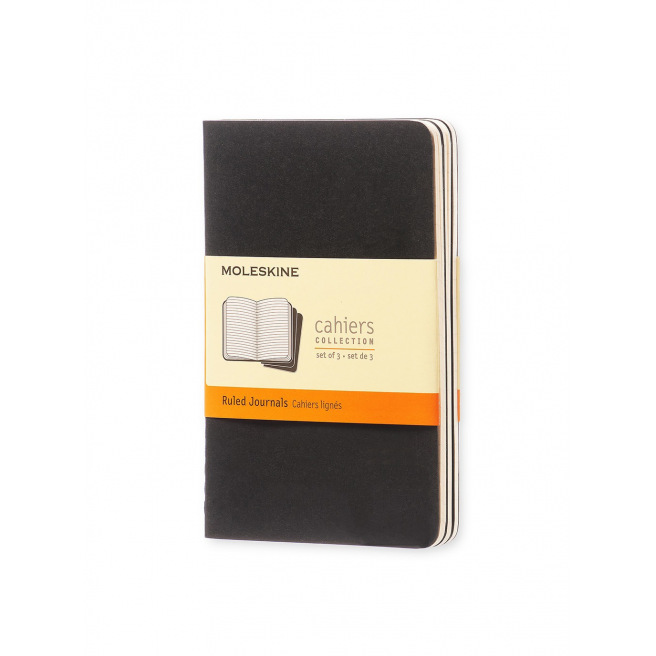 Cahier Moleskine JOURNAL - set de 3