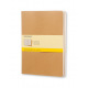 Cahier Moleskine JOURNAL - set de 3