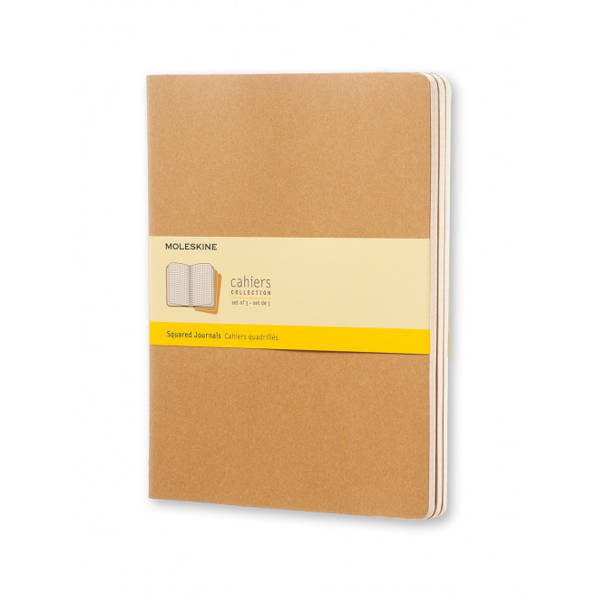 Cahier Moleskine JOURNAL - set de 3
