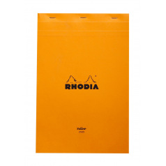 Bloc-notes agrafé RHODIA - feuilles JAUNES - A4+ - ligné Bloc-notes agrafé RHODIA - feuilles JAUNES - A4+ - ligné