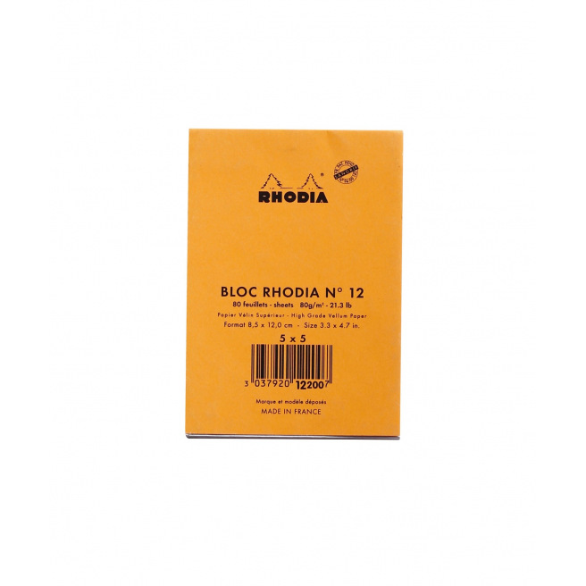 Bloc-notes agrafé RHODIA