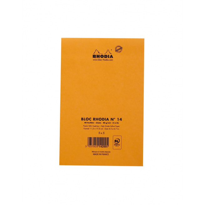 Bloc-notes agrafé RHODIA