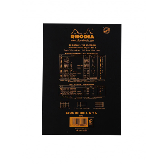 RHODIA geniet notitieblok RHODIA geniet notitieblok