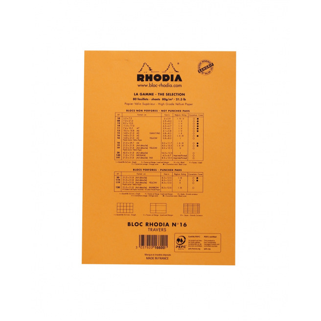 RHODIA geniet notitieblok RHODIA geniet notitieblok