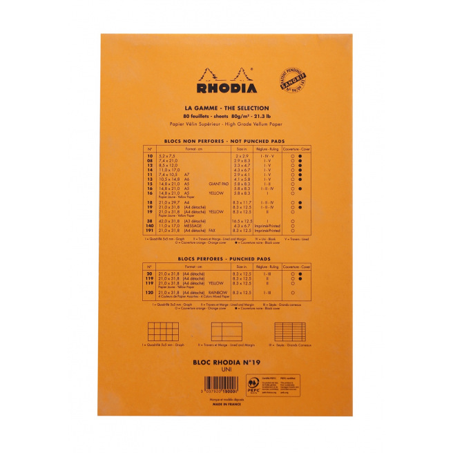 RHODIA geniet notitieblok RHODIA geniet notitieblok