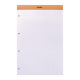 Bloc-notes agrafé RHODIA - perforation 4 trous - A4+