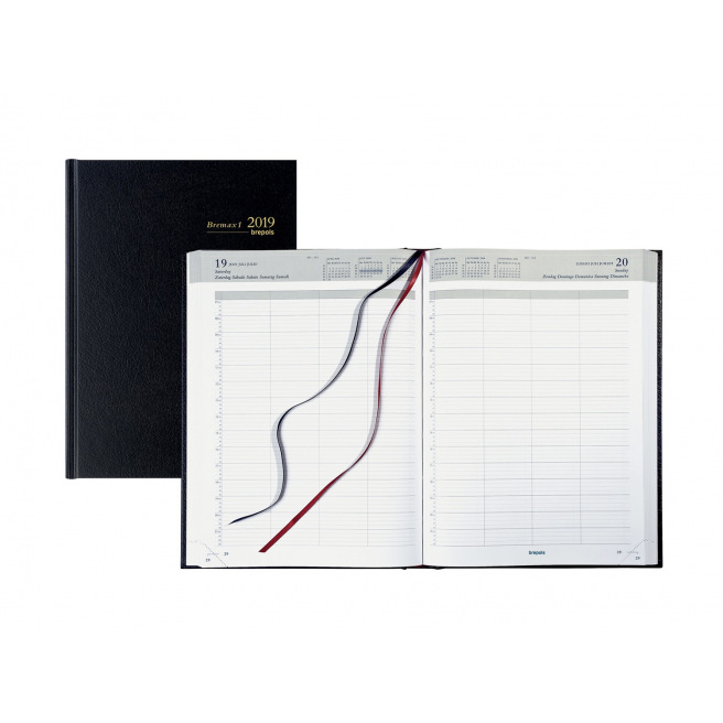 Agenda Brepols BREMAX 1 - 21 x 29 cm - 1 jour par page