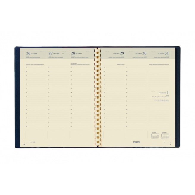 Brepols TIMING Agenda - 17 x 22 cm - 1 week op 2 pagina's