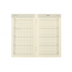 Agenda Brepols PLAN-O-RAMA - 9,2 x 16 cm - 1 mois sur 2 pages