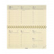 Agenda Brepols OMNIPLAN - 16 x 9 cm - 1 semaine sur 2 pages