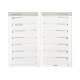 Agenda Brepols BREPLAN - 9 x 16 cm - 1 week per pagina