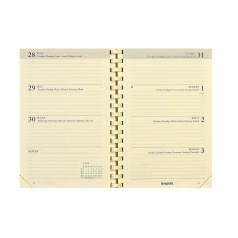 Agenda Brepols DELTA - 8,1 x 12 cm - 1 semaine sur 2 pages